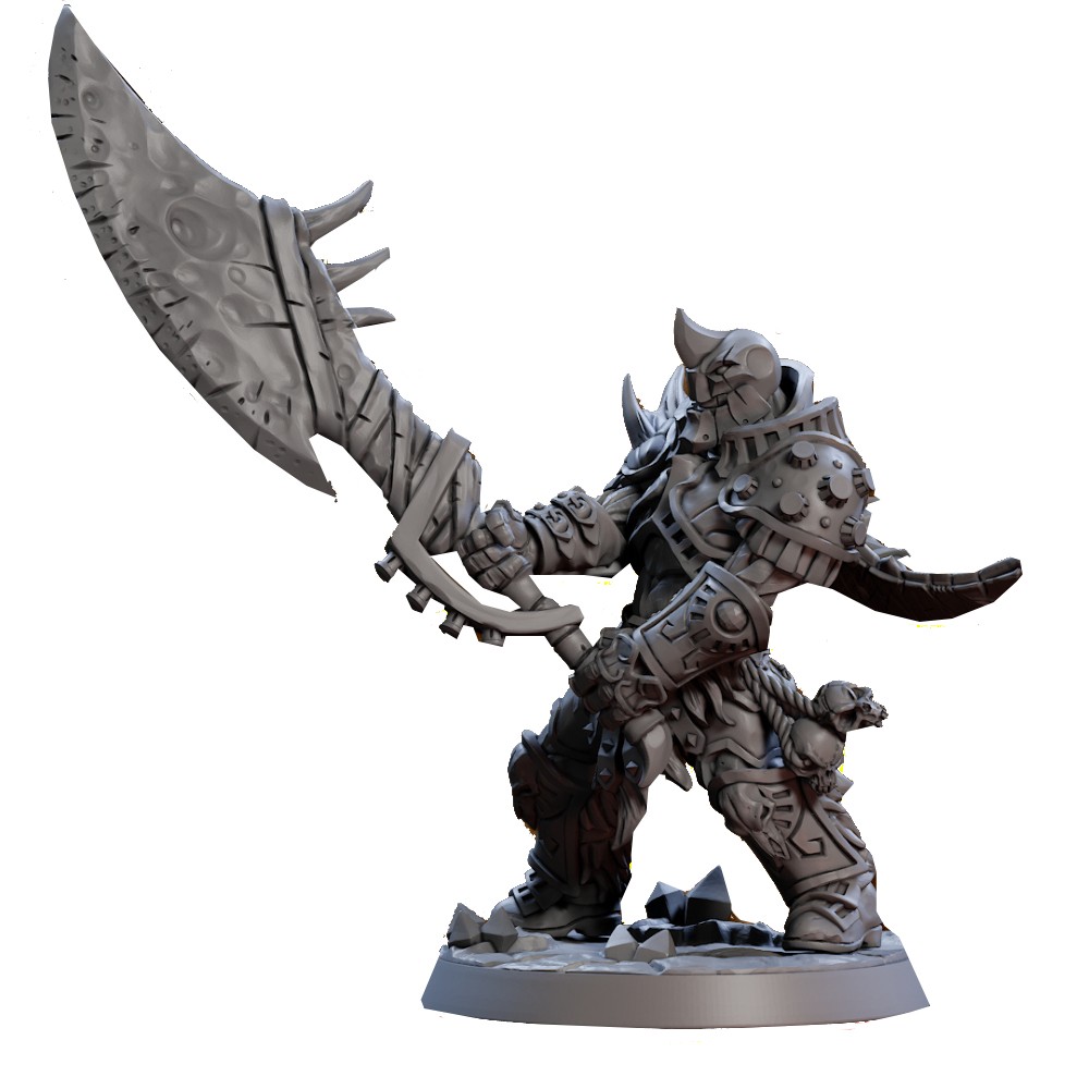 Miniatura Nepictata Elemental Beacon - Ultran Dragonsmasher with Jawblade