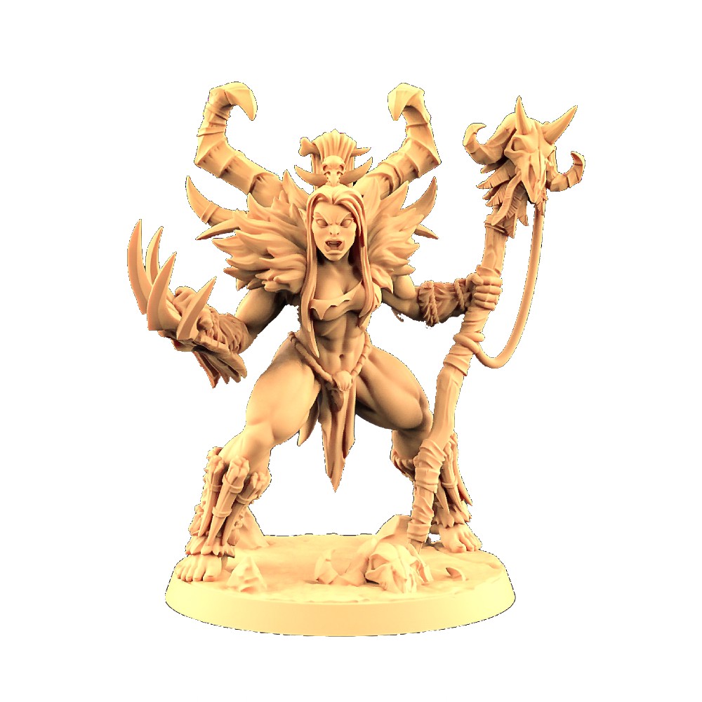 Miniatura Nepictata Elemental Beacon - Vesdra the Shaman