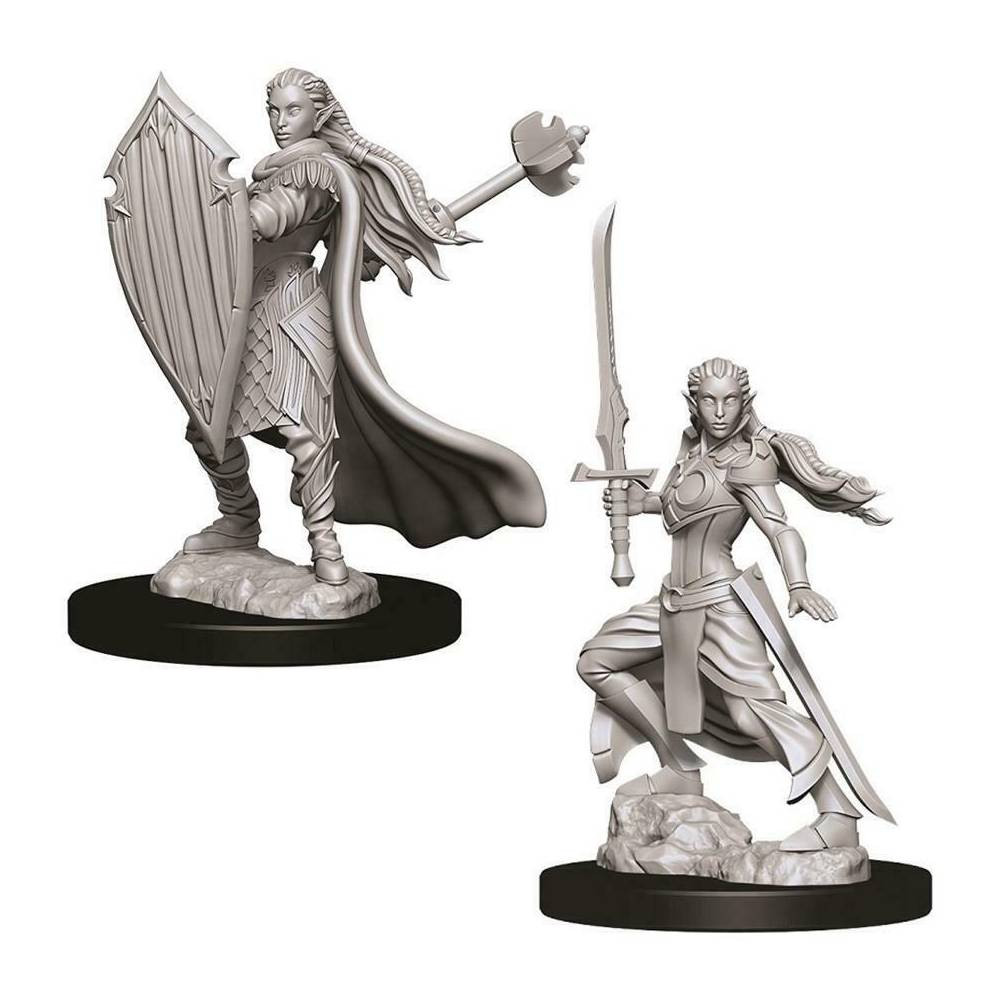 Miniaturi Nepictate D&D Female Elf Paladin