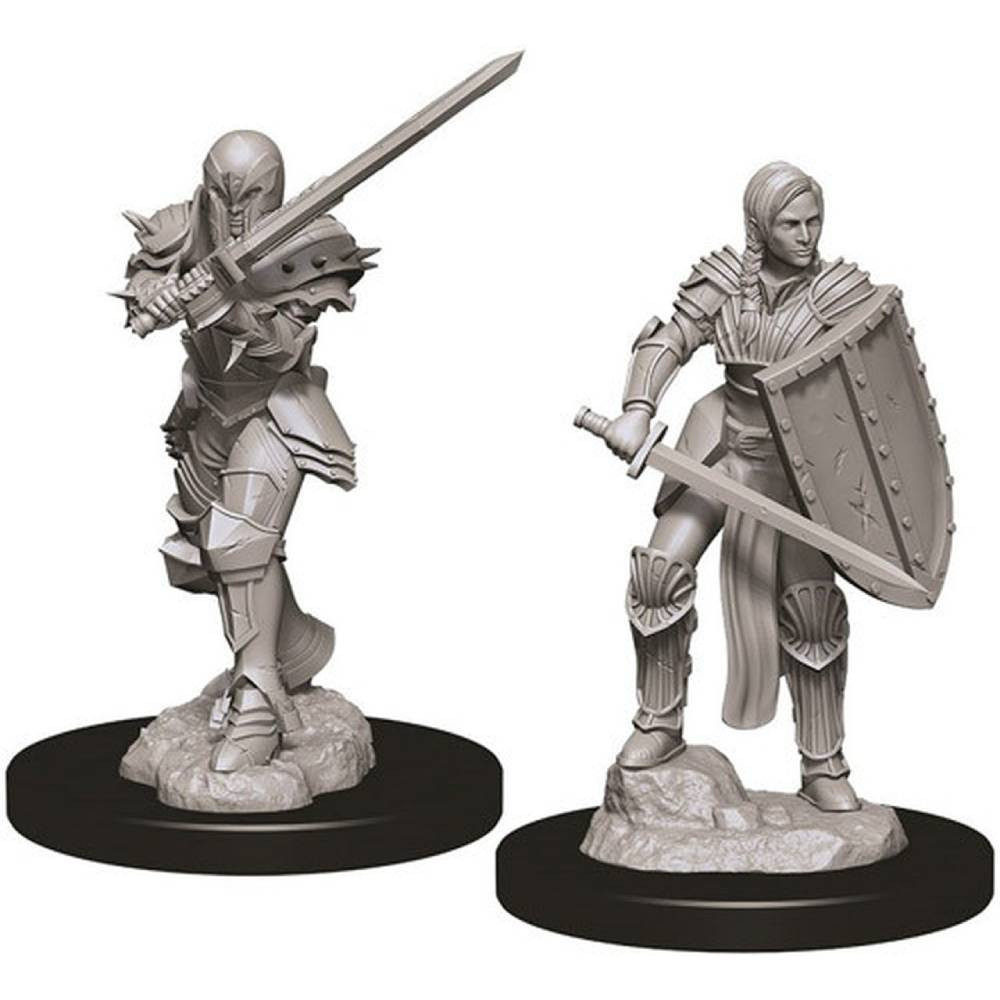 Miniaturi Nepictate D&D Female Human Fighter
