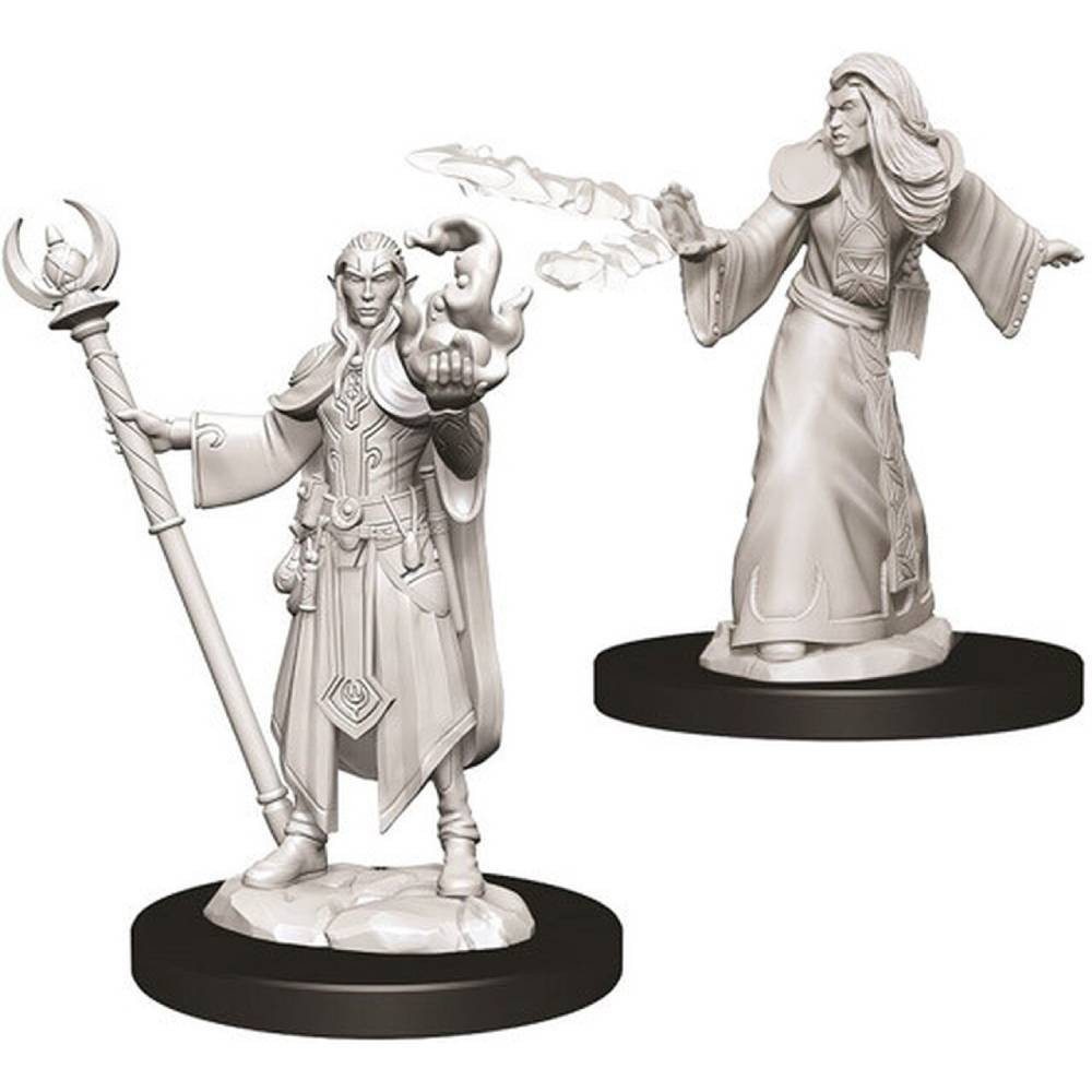 Miniaturi Nepictate D&D Male Elf Wizard