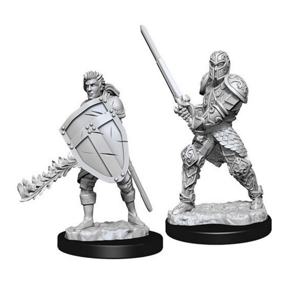 Miniaturi Nepictate D&D Male Human Fighter