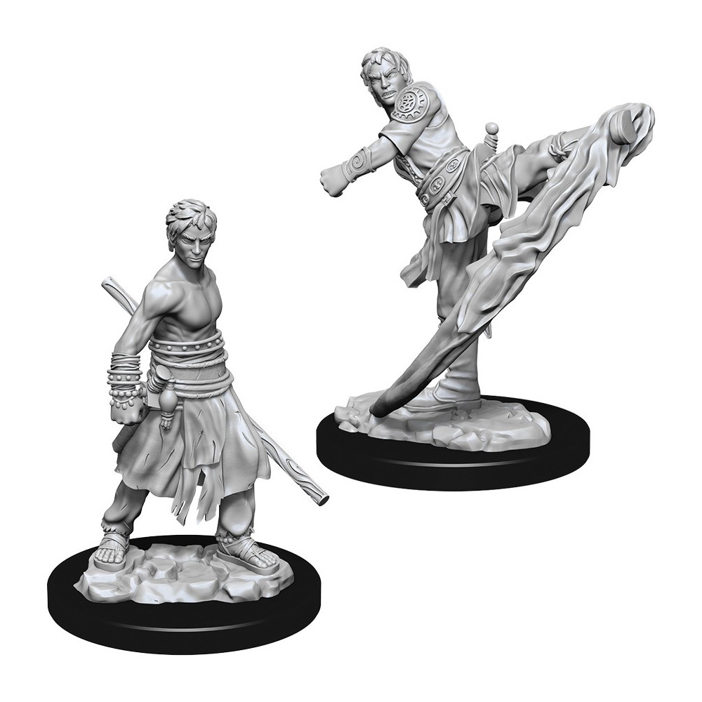 Miniaturi Nepictate D&D Nolzur's Marvelous Male Half-Elf Monk