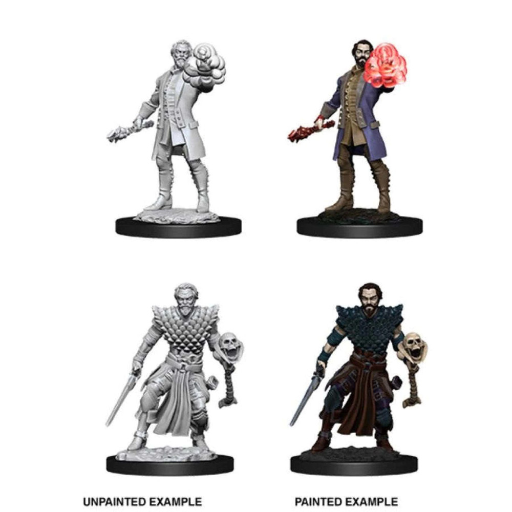 Miniaturi Nepictate D&D Nolzur's Marvelous Male Human Warlock - imagine 2
