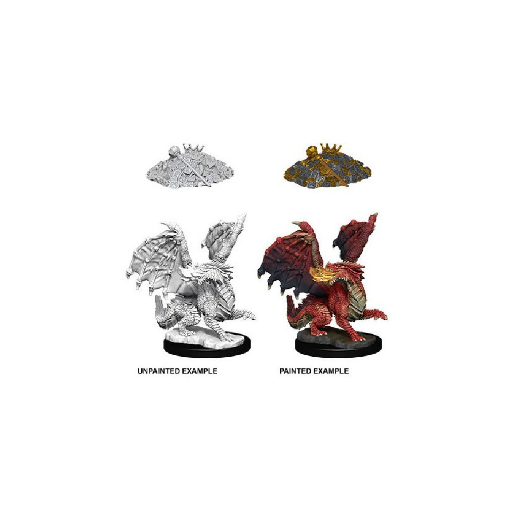 Miniaturi Nepictate D&D Nolzur's Marvelous Red Dragon Wyrmling - imagine 2