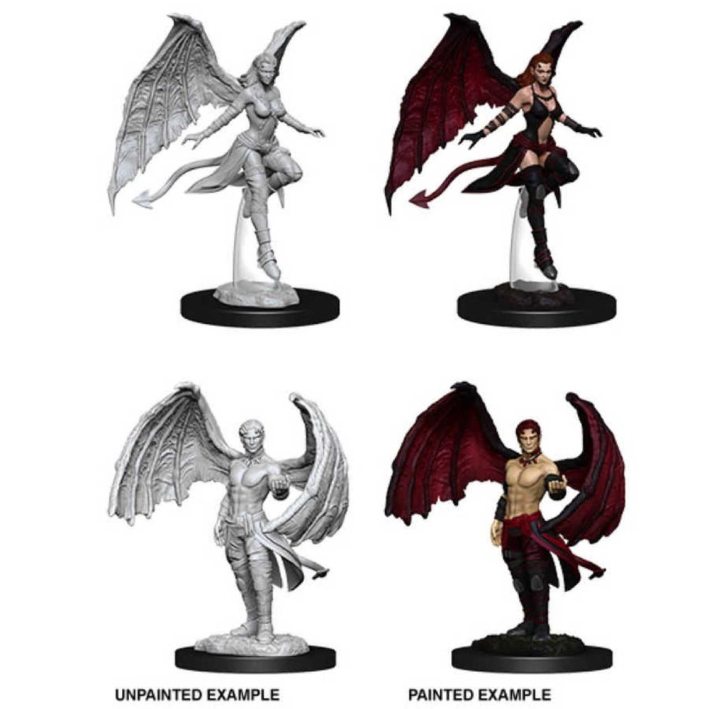 Miniaturi Nepictate D&D Nolzur's Marvelous Succubus & Incubus - imagine 2