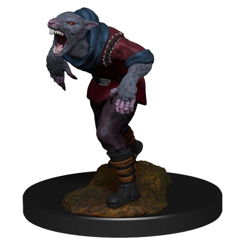 Miniaturi Nepictate D&D Nolzur's Marvelous Wererat & Weretiger - imagine 3