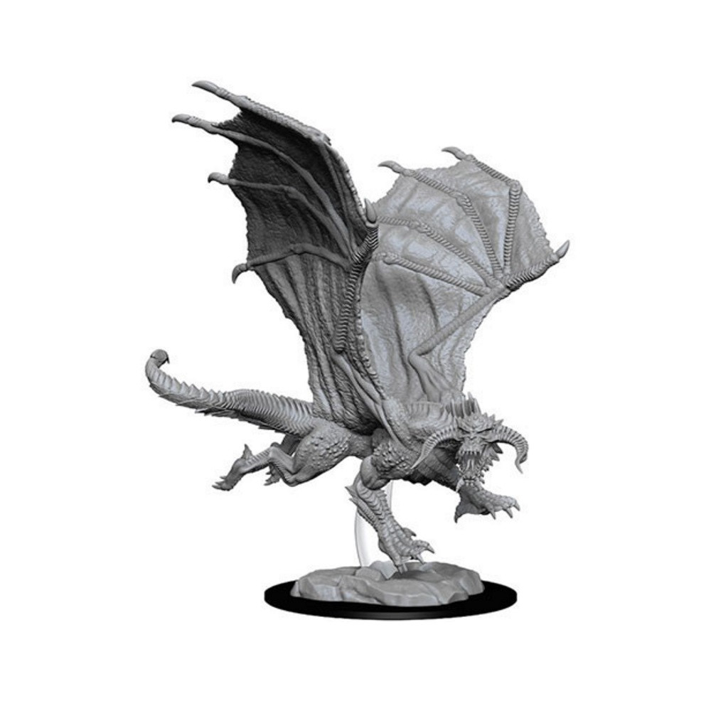 Miniaturi Nepictate D&D Young Black Dragon