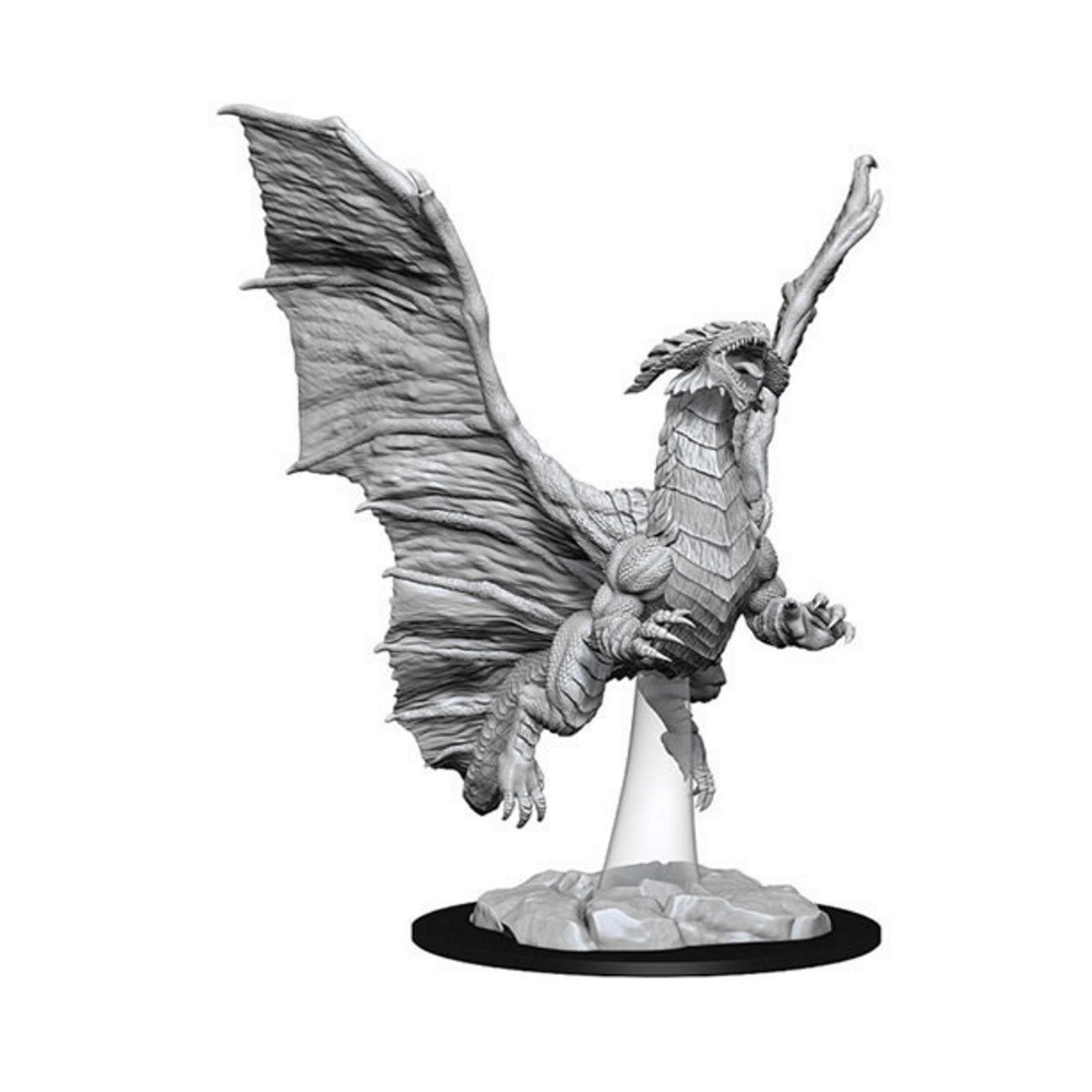 Miniaturi Nepictate D&D Young Copper Dragon