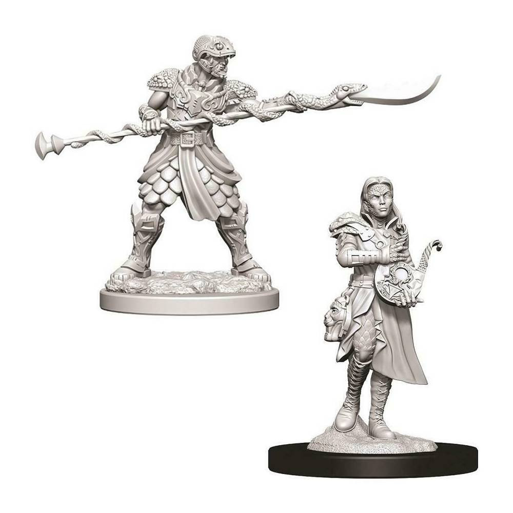 Miniaturi Nepictate D&D Yuan-Ti Purebloods Adventurers