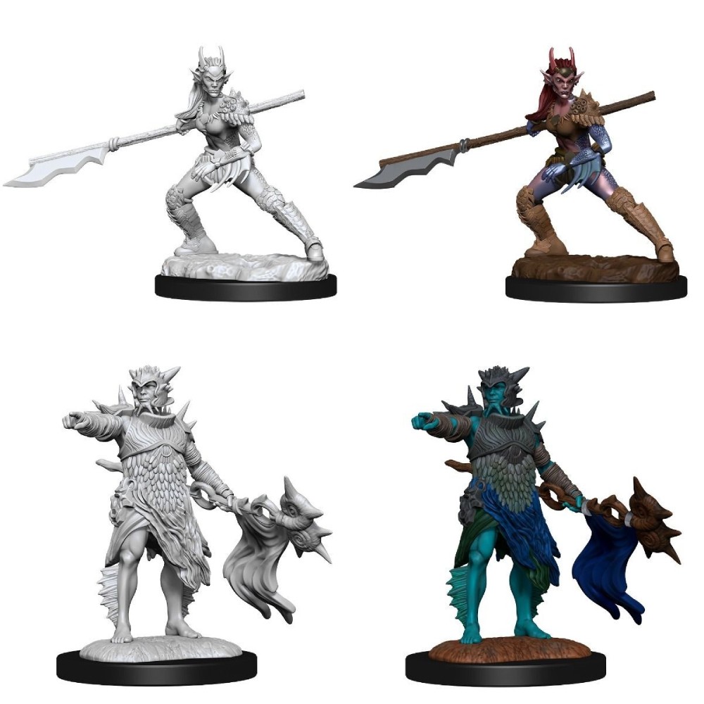 Miniaturi Nepictate Magic the Gathering Coralhelm Commander & Halimar Wavewatch (Merfolk) - imagine 2