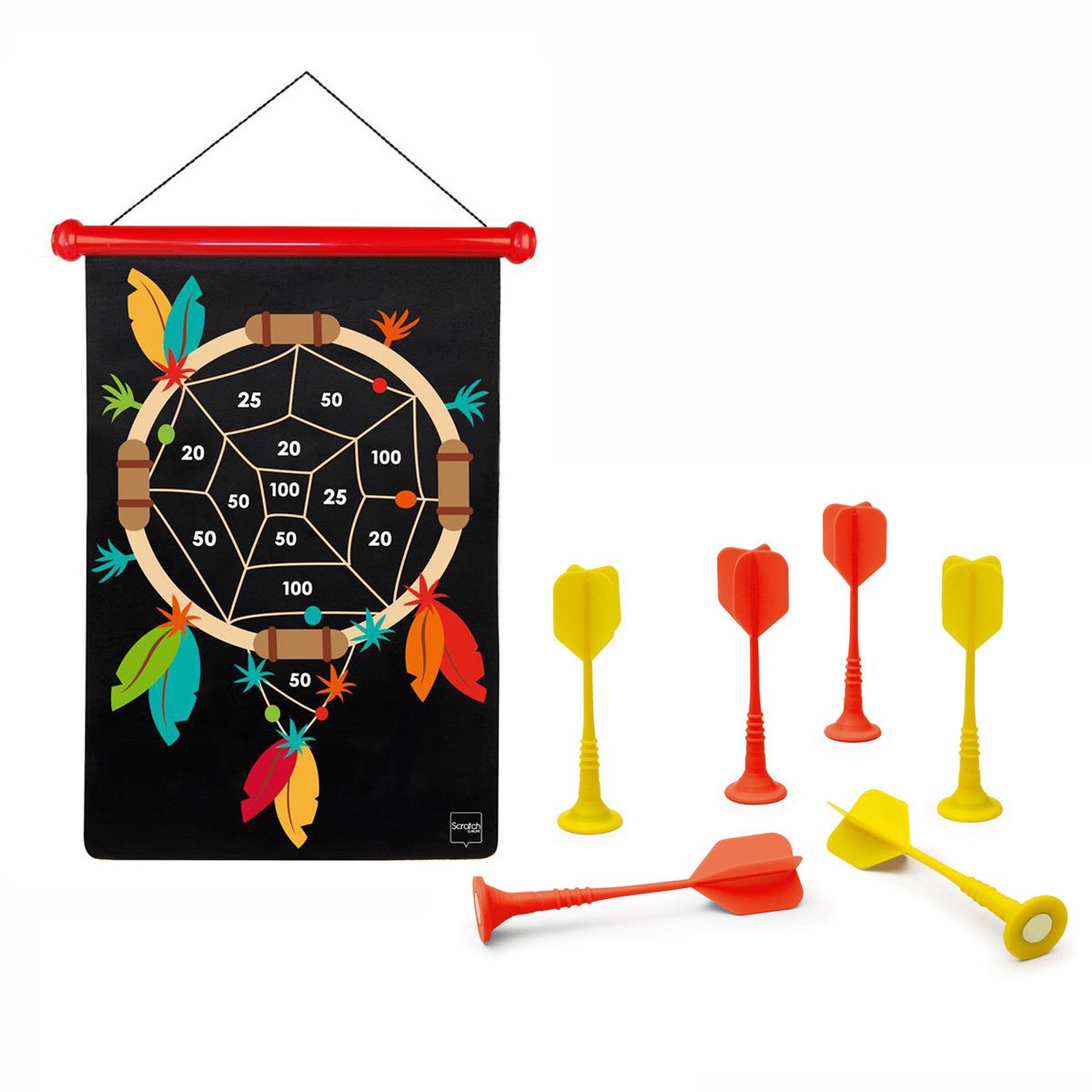 Joc Magnetic Darts, Scratch, Indienii