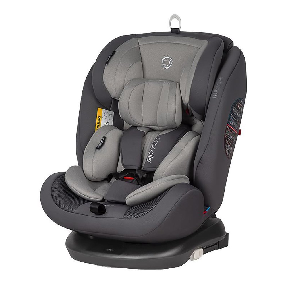 Scaun auto rotativ cu isofix, DHS Baby, Coccolle Nova 2022, Moonlit Grey, 0-36 Kg