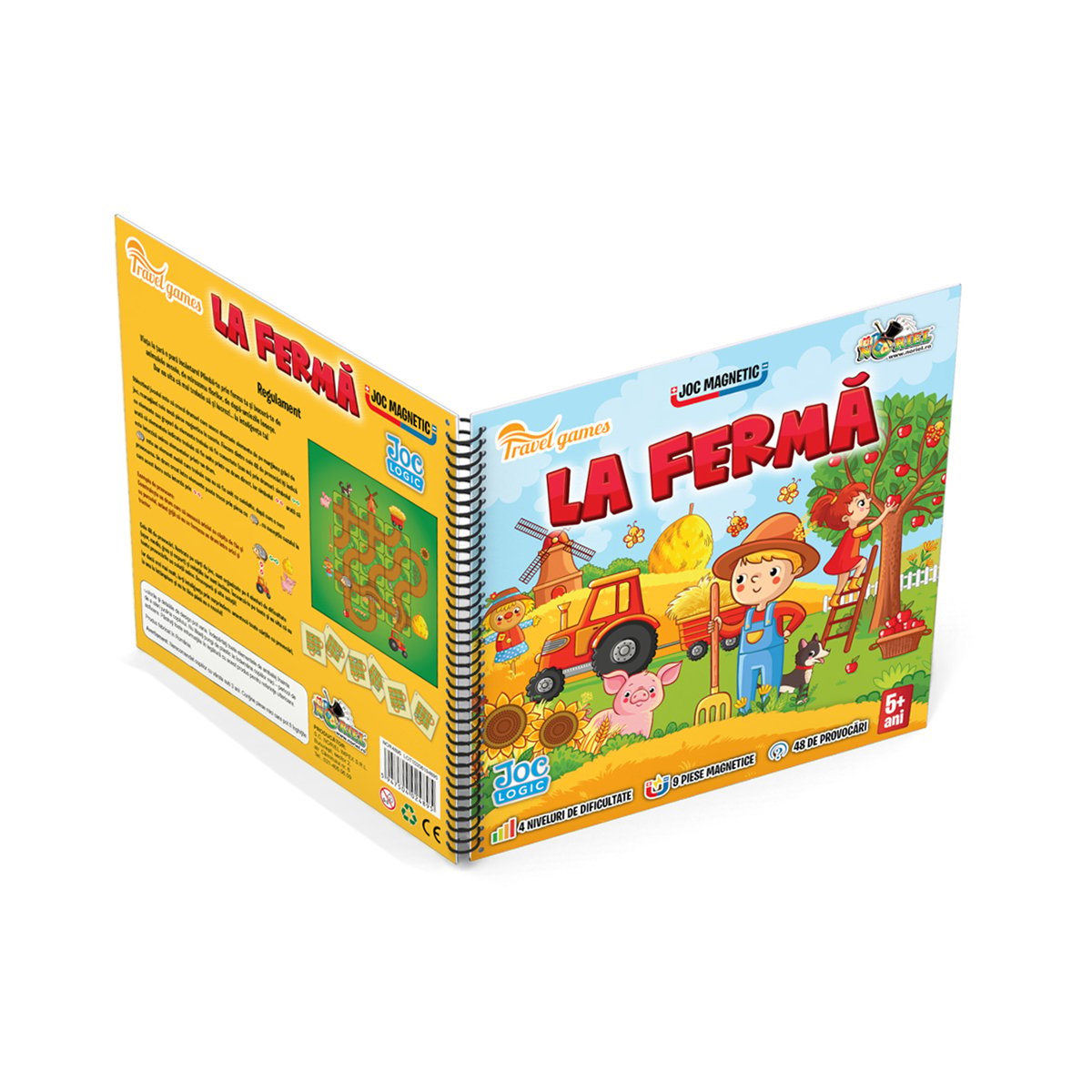 Joc magnetic interactiv Noriel Games, La ferma