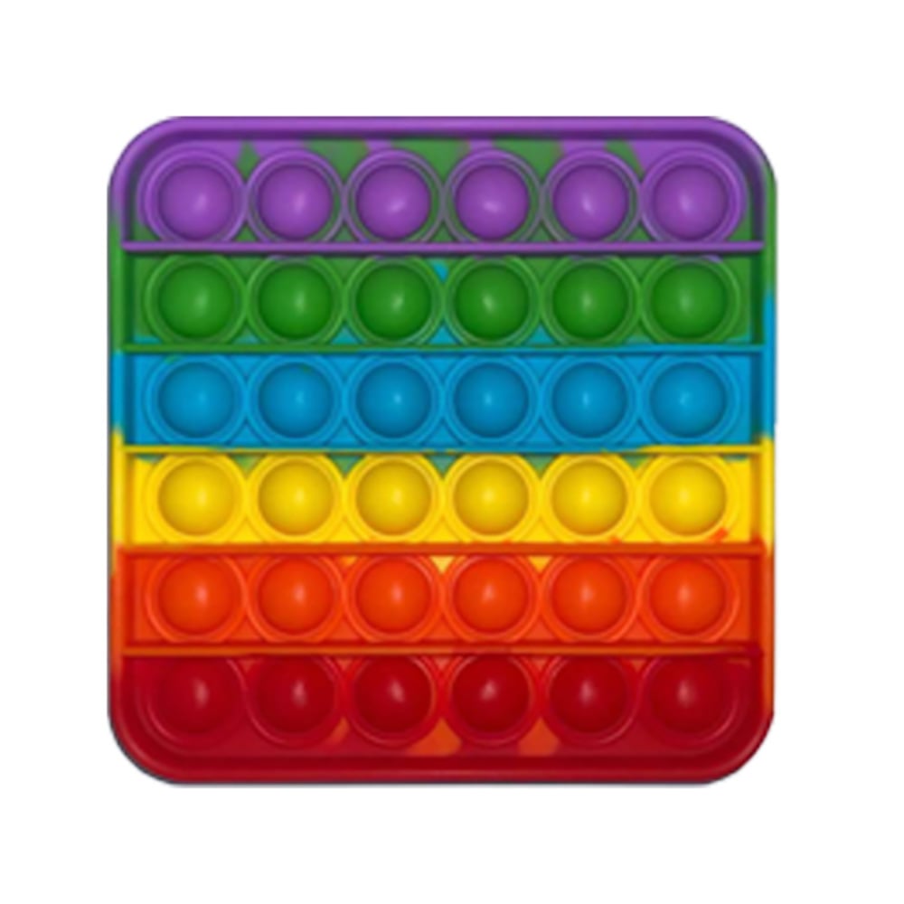Jucarie antistres Pop It Now, Forma patrata, Multicolor