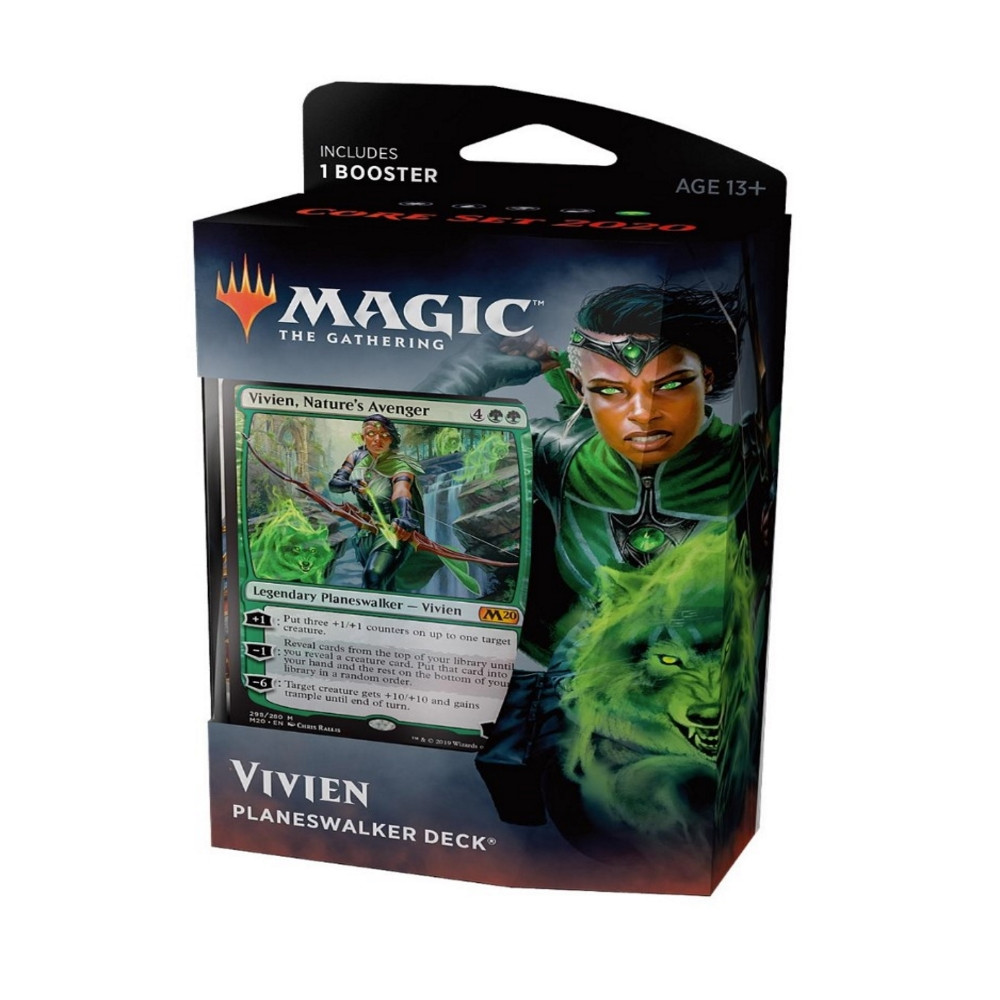 Pachet Magic: the Gathering - Core Set 2020 Planeswalker Deck Verde