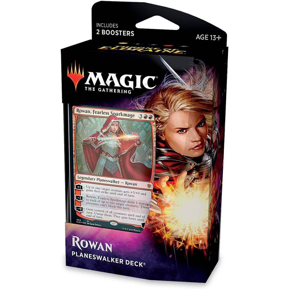 Pachet Magic: the Gathering Throne of Eldraine Planeswalker Deck - Rowan, Fearless Sparkmage
