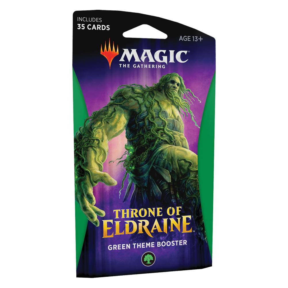 Pachet Magic: the Gathering Throne of Eldraine Theme Booster Verde