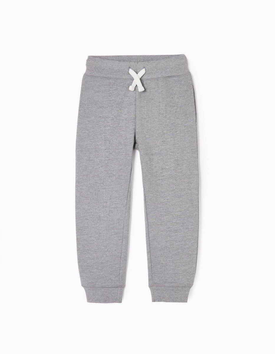 Pantaloni sport, Zippy, cu talie elastica, Gri