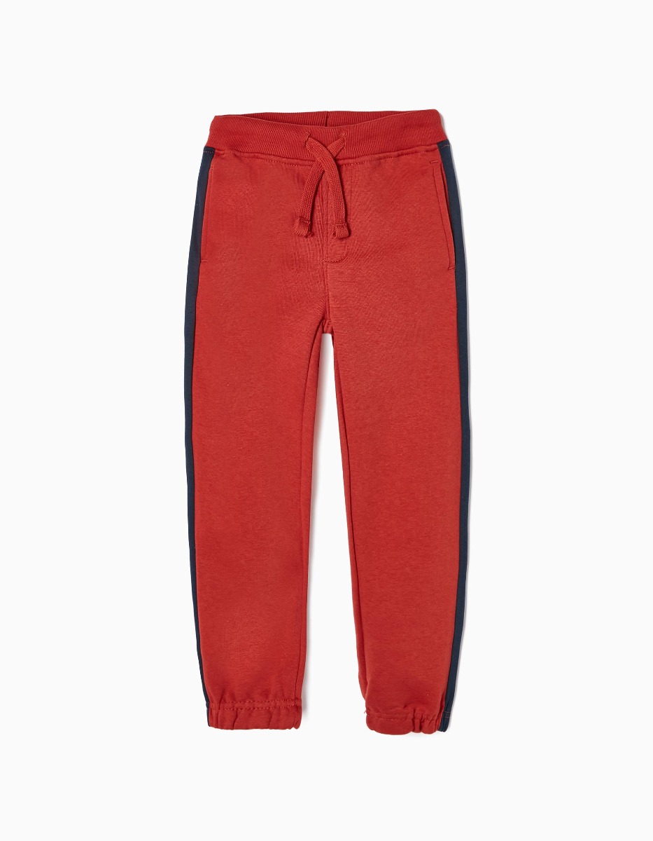 Pantaloni sport Zippy, Slim Fit, cu talie elastica, Portocaliu