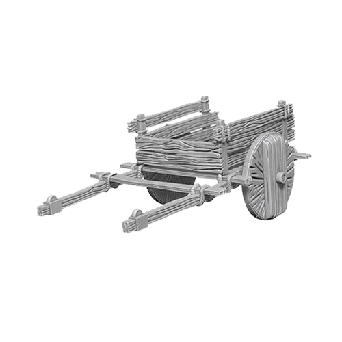 Pathfinder Unpainted Miniatures: 2 Wheel Cart