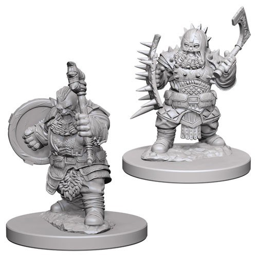 Pathfinder Unpainted Miniatures: Dwarf Male Barbarian