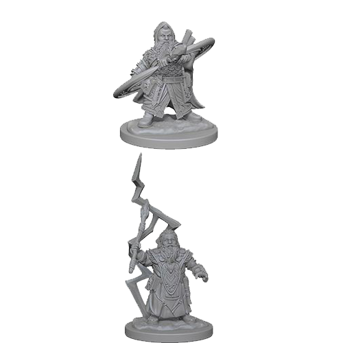 Pathfinder Unpainted Miniatures: Dwarf Male Sorcerer
