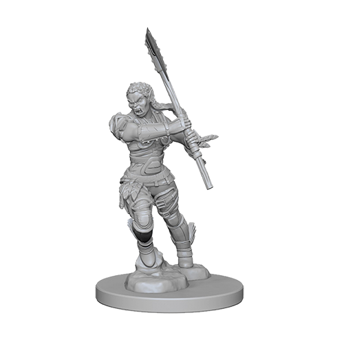 Pathfinder Unpainted Miniatures: Half-Orc Female Barbarian