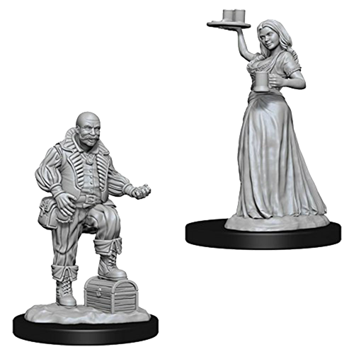 Pathfinder Unpainted Miniatures: Merchants