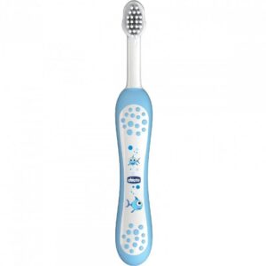 Periuta de dinti Chicco, Blue, 6luni+