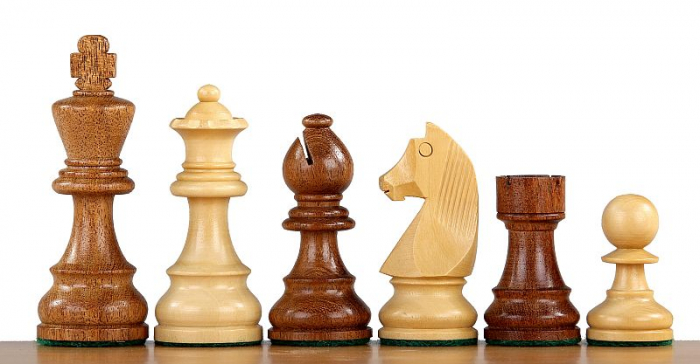 Set Piese sah lemn German Staunton 6 Clasic