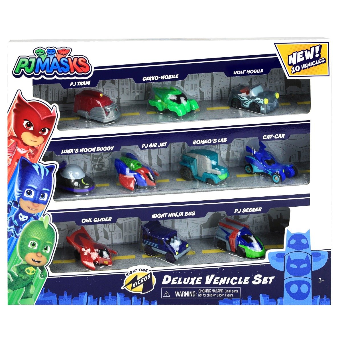 Set 10 masinute Pj Masks Deluxe