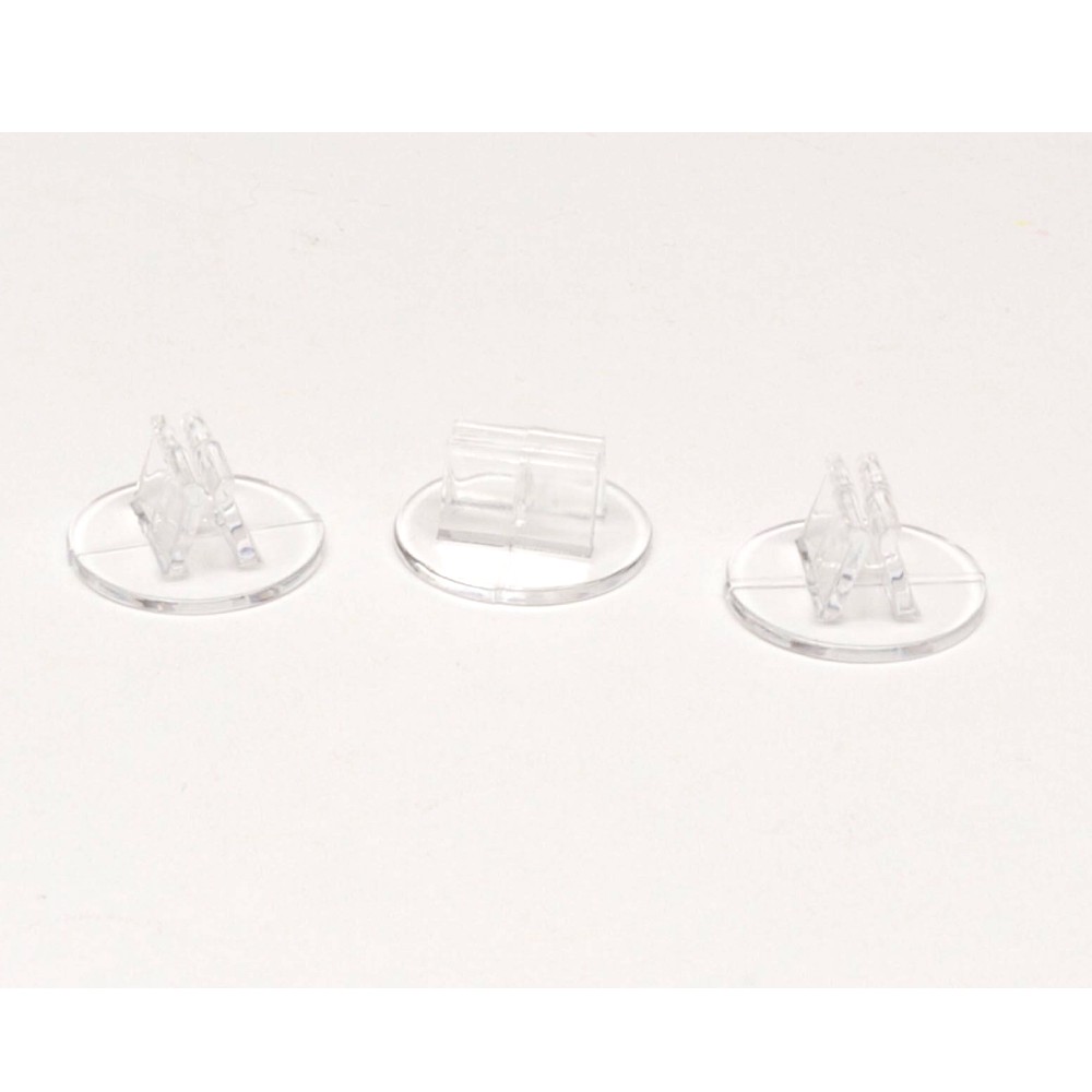 Plastic Bases, Card Stands (Transparent)