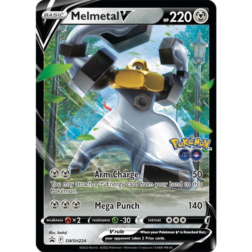 Pokemon Trading Card Game Pokemon GO V Battle Deck Melmetal V - imagine 2