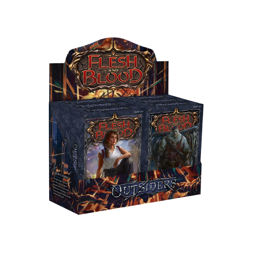 Precomanda Flesh and Blood TCG - Outsiders Deck Display