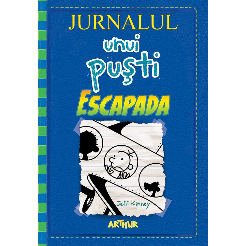 Carte Editura Arthur, Jurnalul unui pusti 12. Escapada, Jeff Kinney
