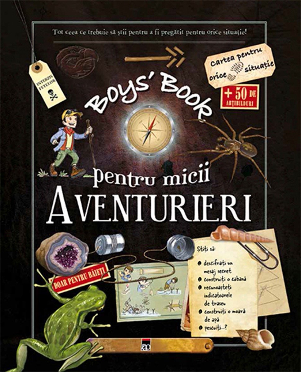 Boys' Book pentru micii aventurieri, Michele Lecreux