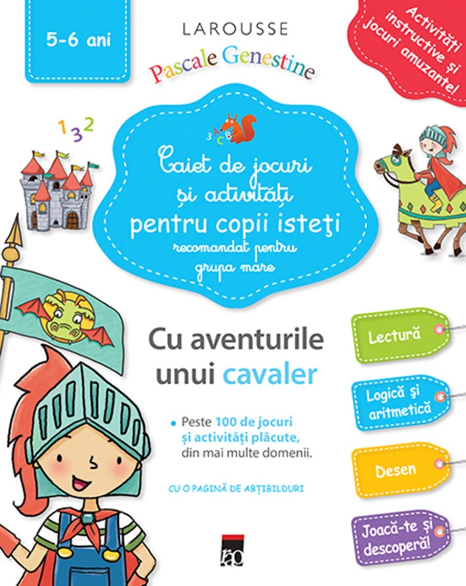 Caiet de jocuri si activitati 5-6 ani, Larousse