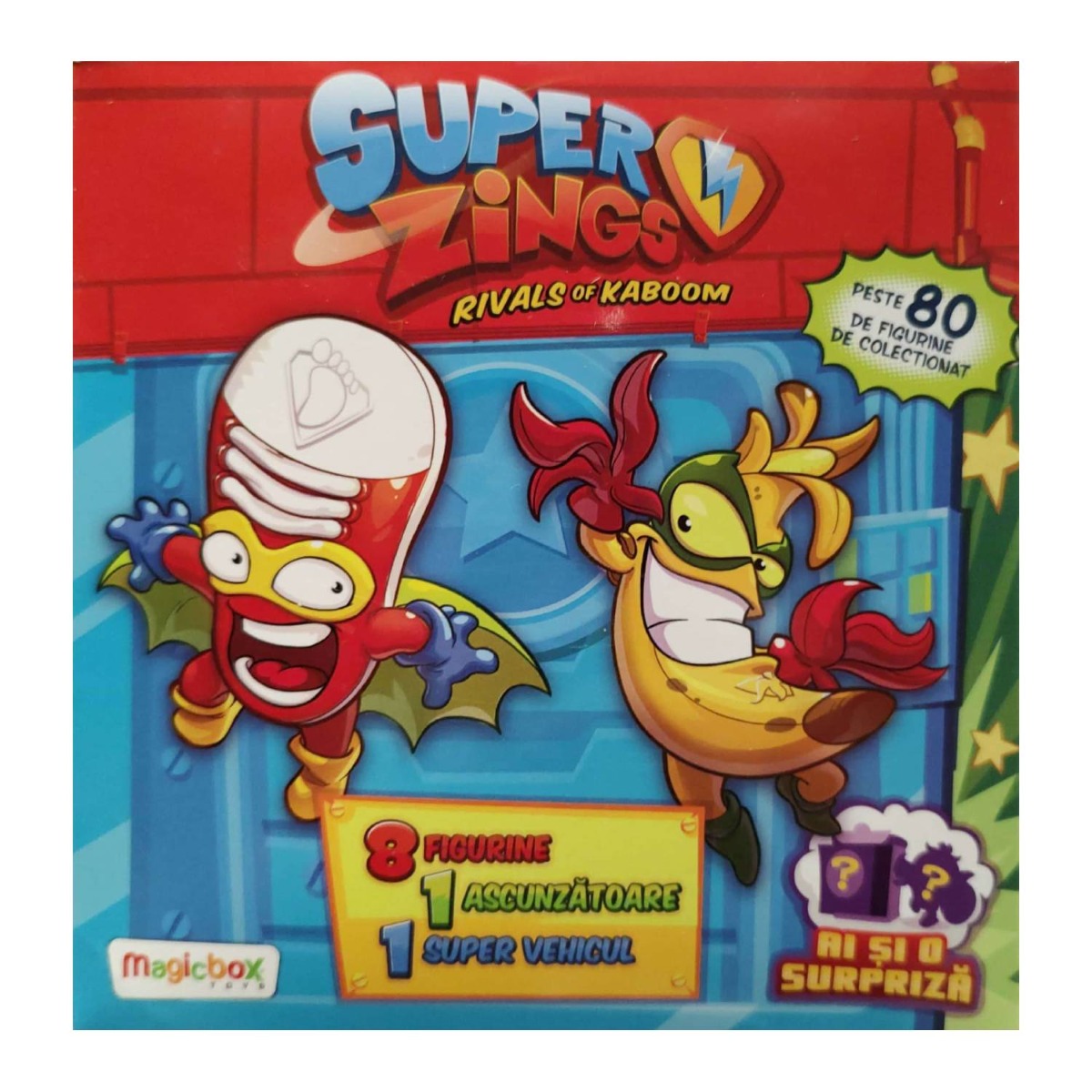 Pachet 11 jucarii Surpriza SuperZings Rivals of Kaboom