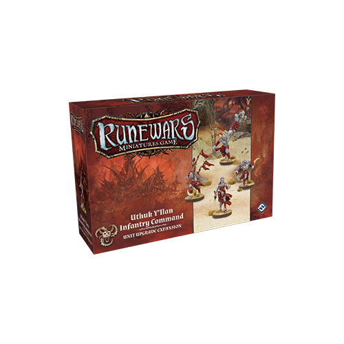 Runewars Miniatures Game - Uthuk Y'llan Infantry Command Unit