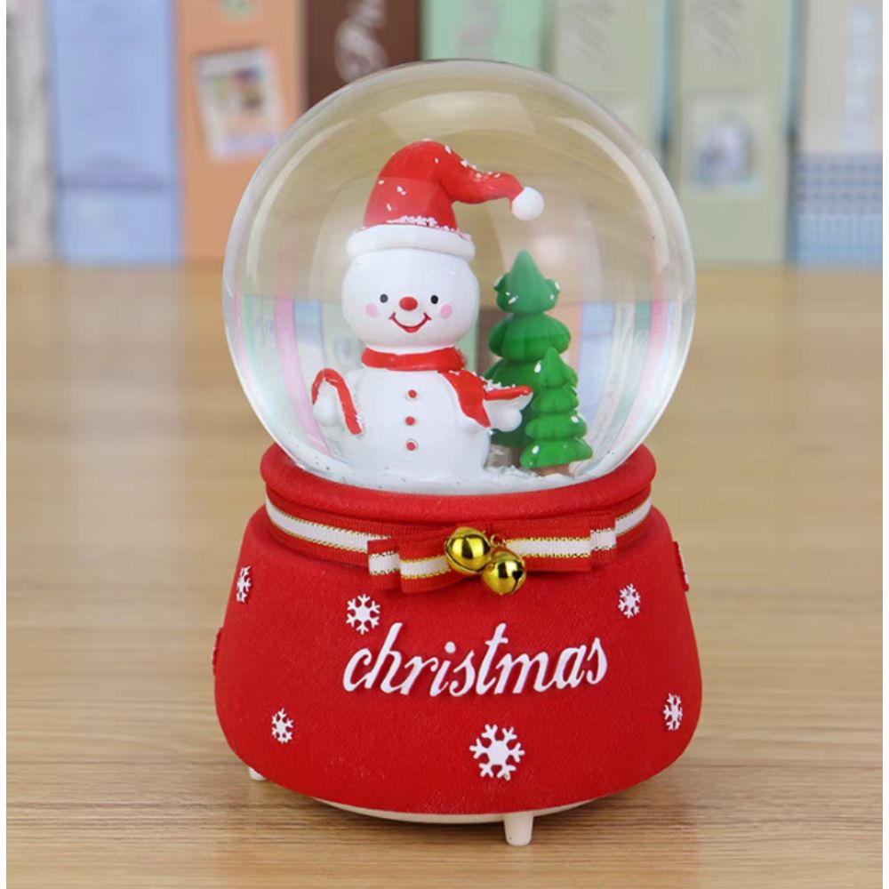 Glob de zapada cu lumini si muzica, Sunman, Om zapada cu brad