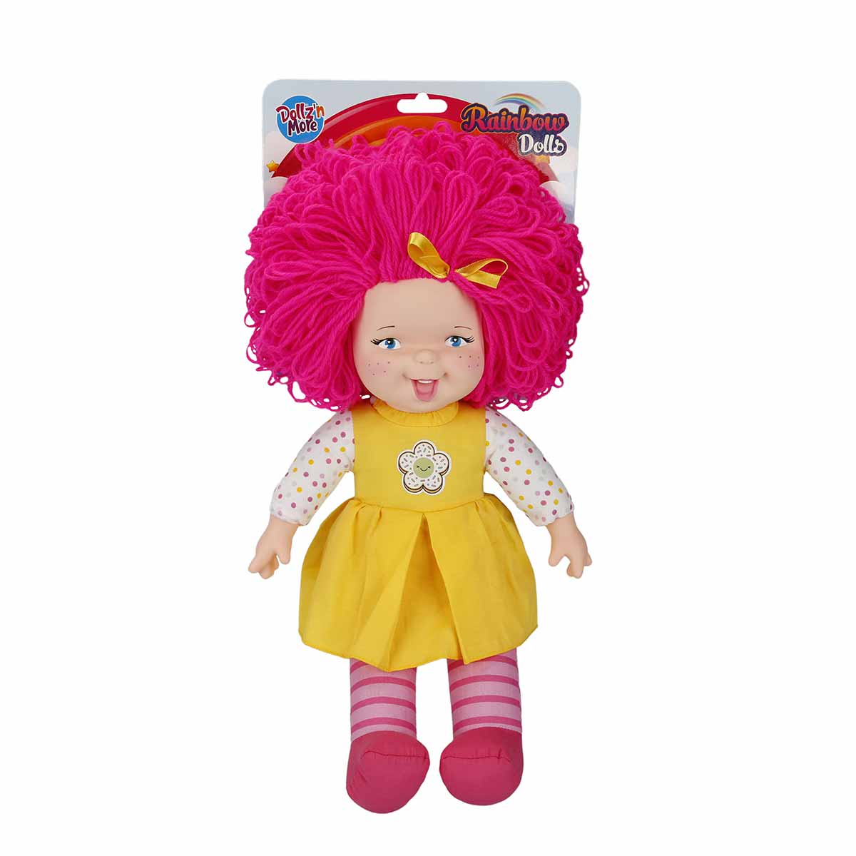 Papusa Rainbow Dolls, Dollzn More, cu par roz, 45 cm