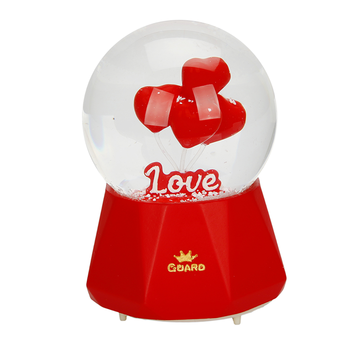 Glob de zapada cu lumini si muzica, Sunman, Inimioare