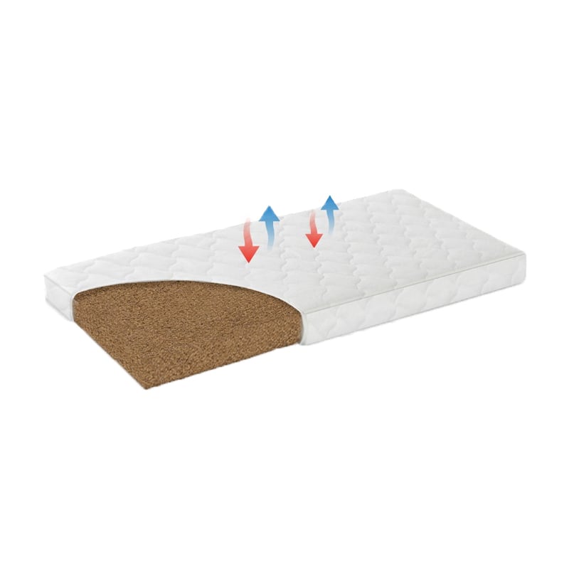 Saltea fibra Cocos My Kids My Dreams II, 120x60x8 cm