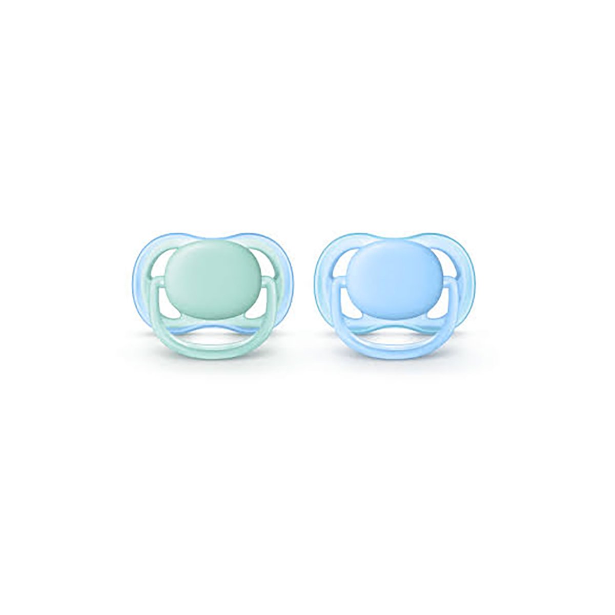 Set 2 suzete din silicon Ultra Air Avent, 0 - 6 luni