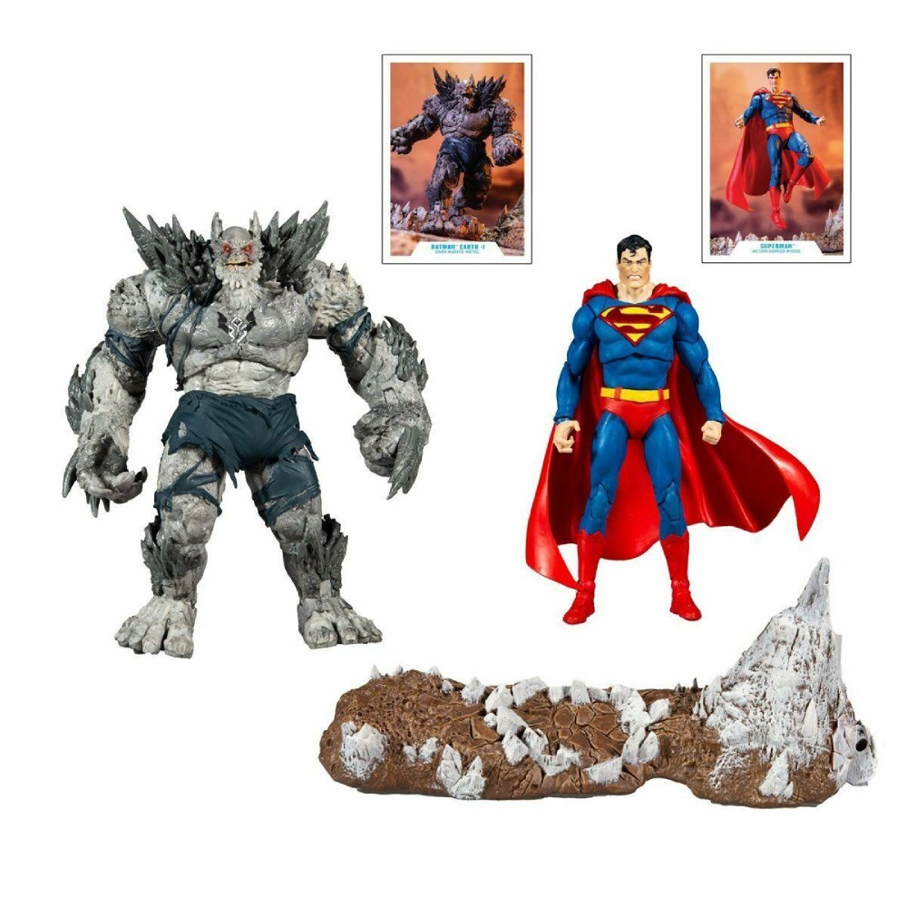 Set 2 Figurine Articulate DC Collector Superman vs Devastator 7in Scale - imagine 3
