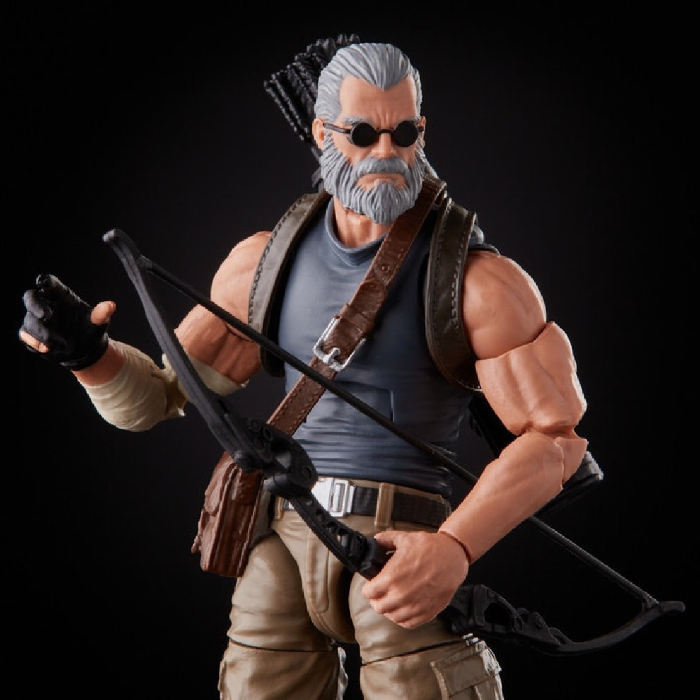 Set 2 Figurine Articulate Marvel Legends 2020 Old Men Logan & Hawkeye 15 cm - imagine 4