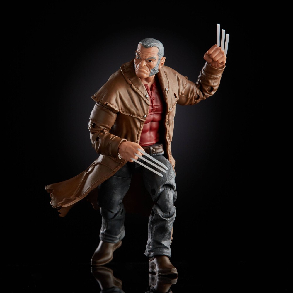 Set 2 Figurine Articulate Marvel Legends 2020 Old Men Logan & Hawkeye 15 cm - imagine 5