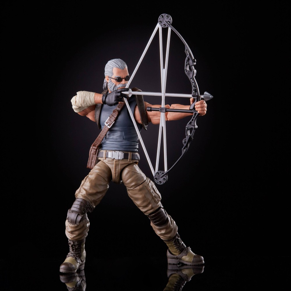 Set 2 Figurine Articulate Marvel Legends 2020 Old Men Logan & Hawkeye 15 cm - imagine 7