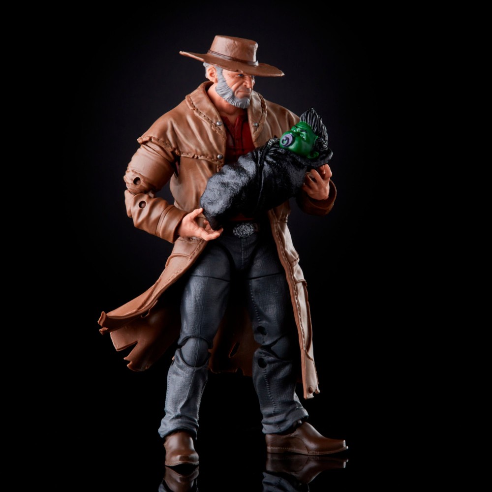 Set 2 Figurine Articulate Marvel Legends 2020 Old Men Logan & Hawkeye 15 cm - imagine 8